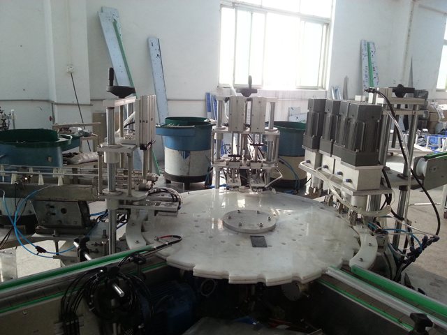 rotary filling capping labeling machine for pharmaceutical