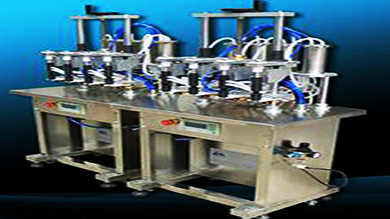 4 heads Semi-automatic Filling Machine for Perfume nail polish vacuum liquid filler equipment for gl