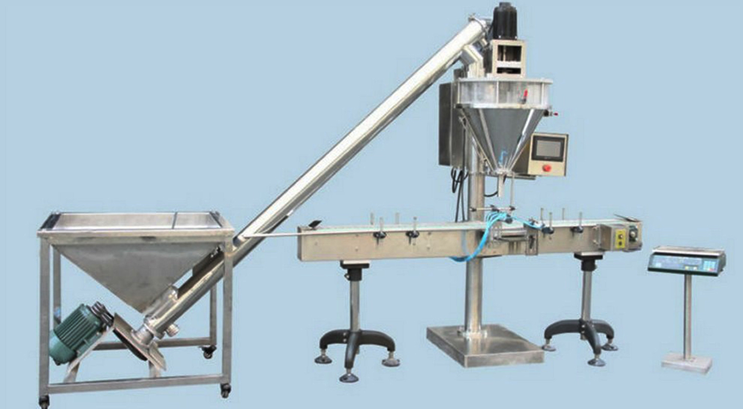 auger metering filling packing machine semi automatic for powder milk soybean pharmaceutical bottles
