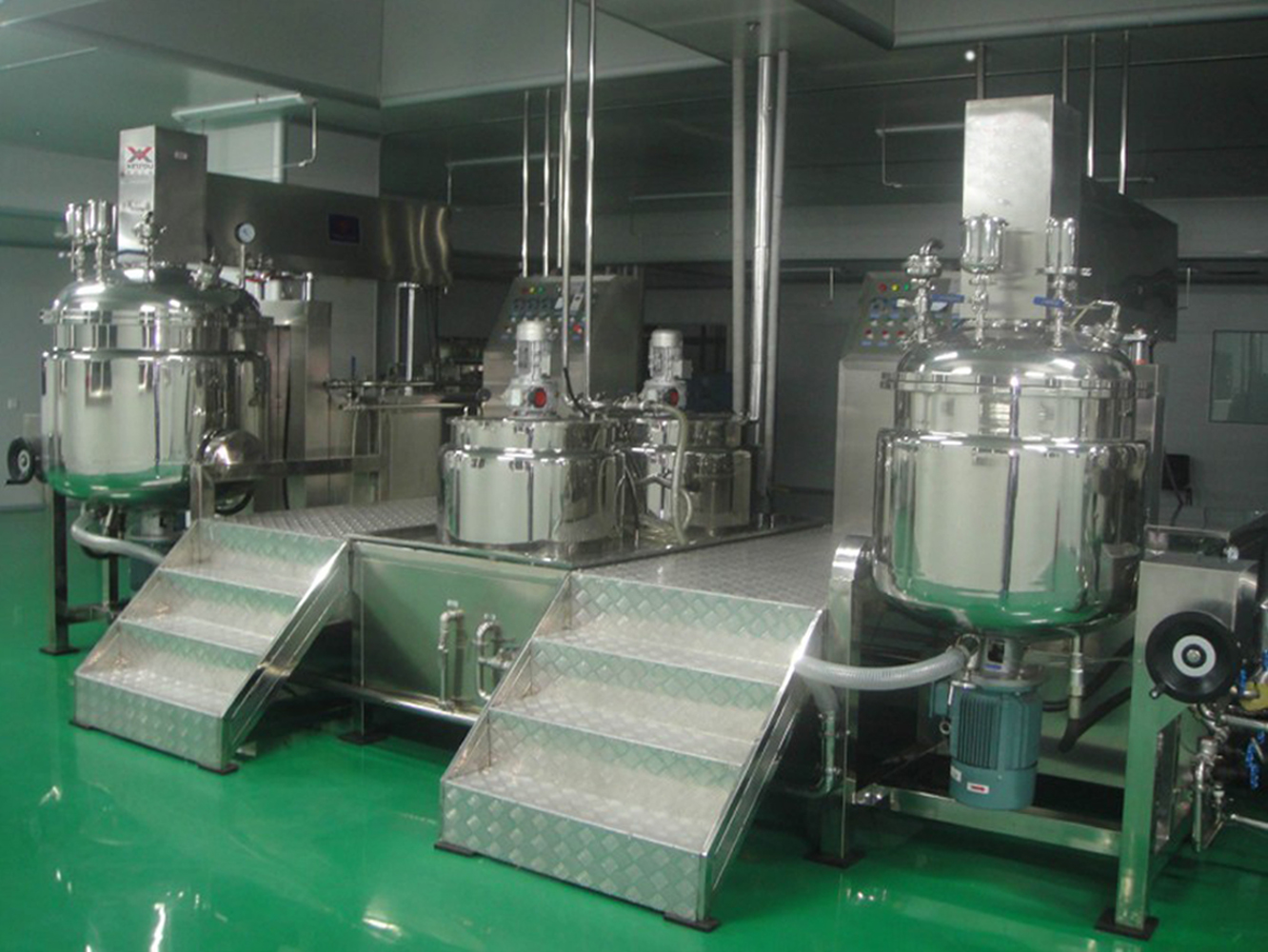 cream vacuum manufacturing machine food honey mayonnaise making machinery vacuum homogenizer emulsif