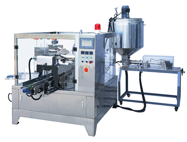 liquid honey sauce doypack packing machine for pre made stand up bags bag-given packaging equipment