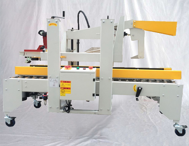 Semi automatic Boxes carton sealing machine taping equipment hard paper cartons sealer with overload