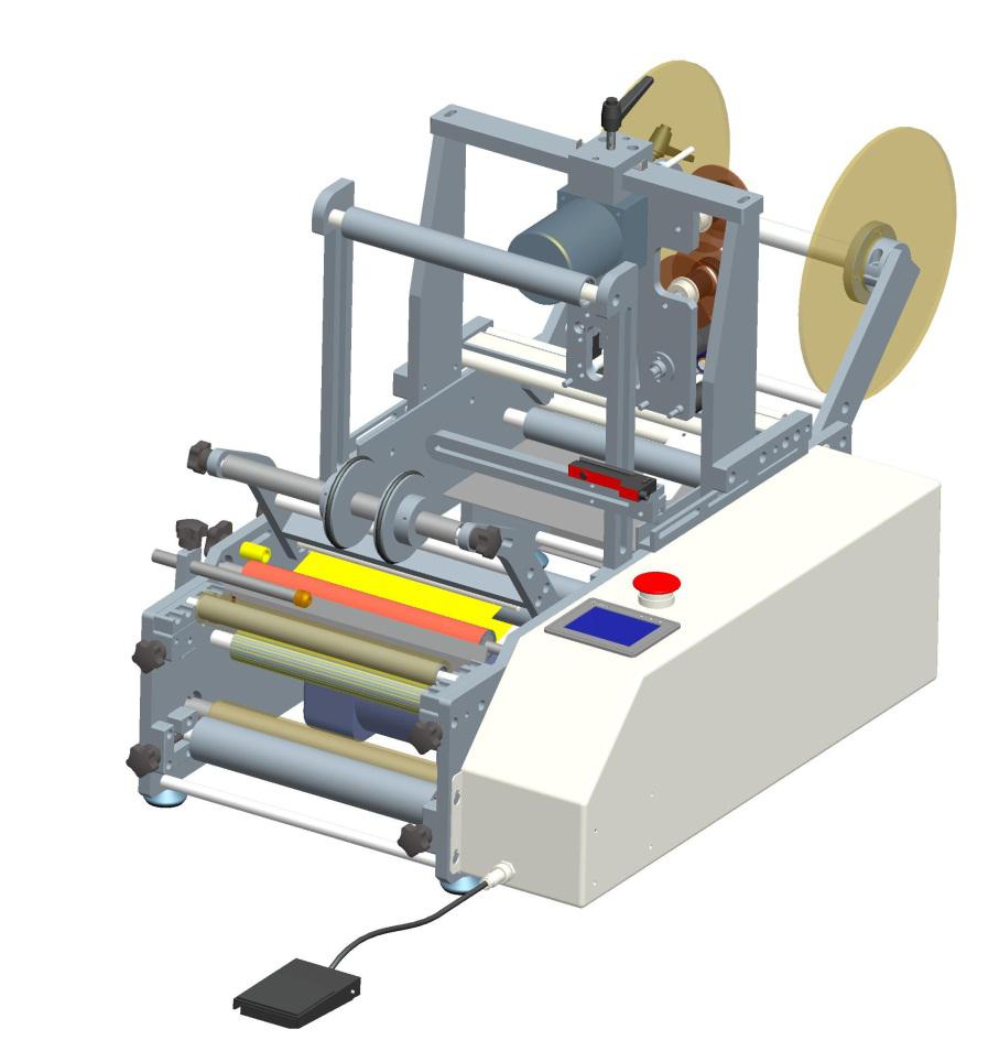 for eran semi automatic tubes labeling machine syringe with 