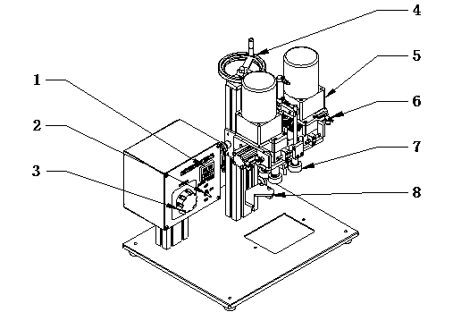 drawing for model YX-SCM001 desktop screw capping machines.j