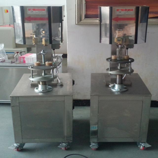 semi automatic metal caps R.O.P.P capping machine wine glass bottles threaded capper equipment