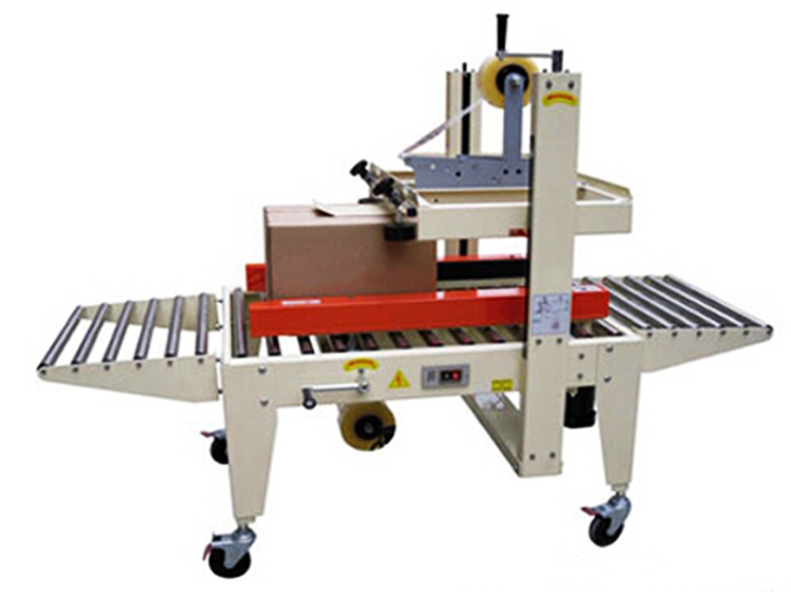 semi automatic carton sealing machine Adhesive tape carton sealer equipment top bottom side seal