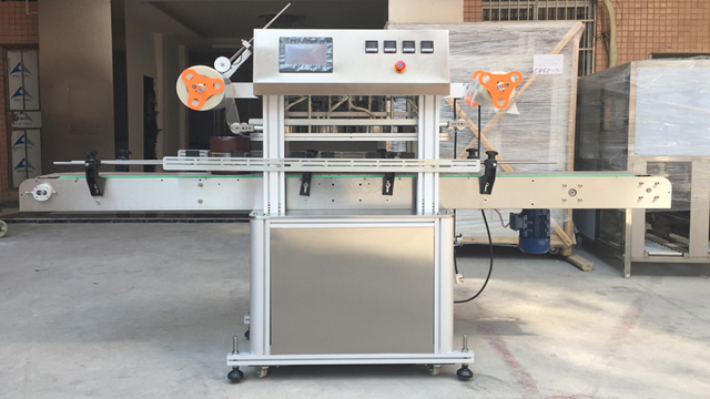 automatic HDPE Bottles jars aluminum foil Plastic film sealing machine heating sealer equipment line